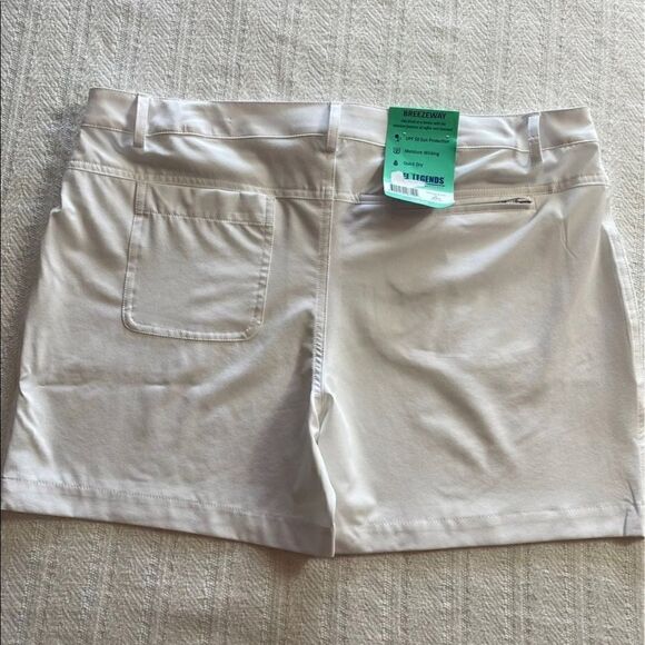 REEL LEGENDS PETITE LARGE 3 Pockets White Shorts - Picture 2 of 7